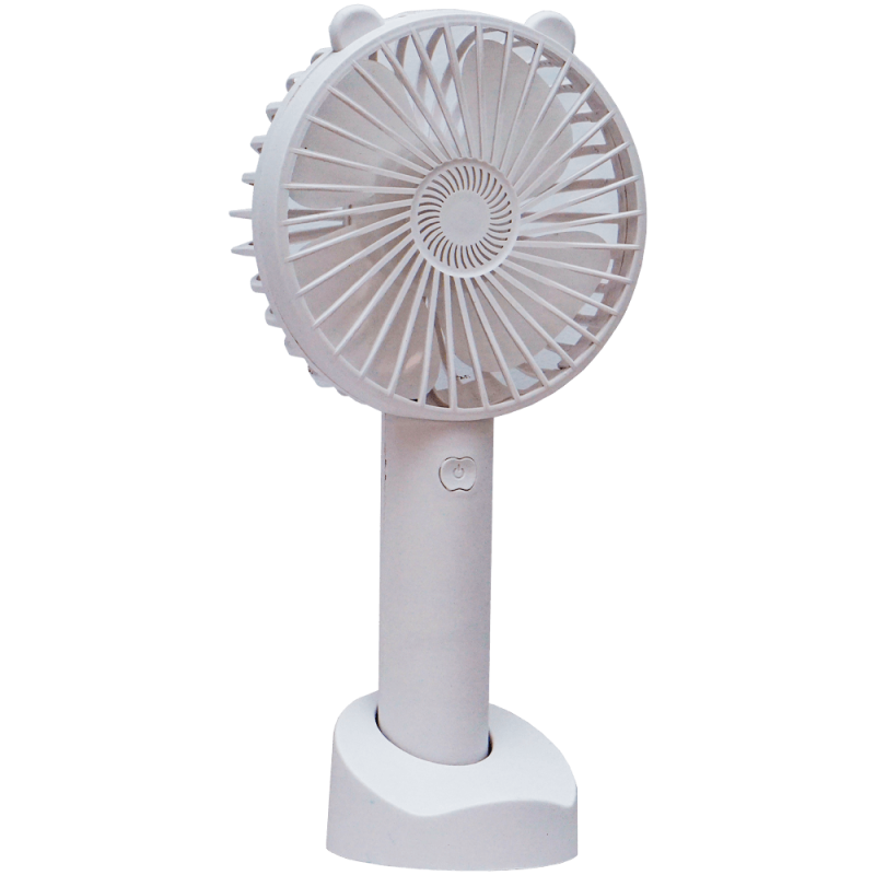 Mini ventilator pentru birou cu suport, incarcare USB, 3 trepte de viteza